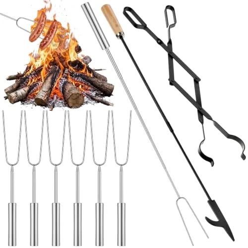 Fire Pit Tools, pack of 8