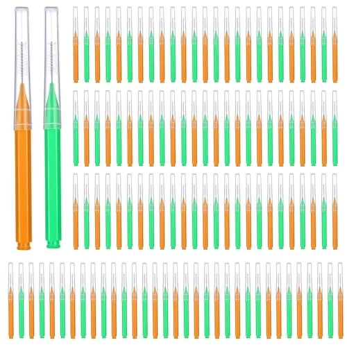 Braces Dental Brushes, pack of 100, green