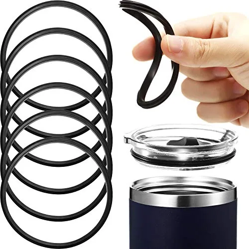 Rubber Lid Seal Replacement Tumbler, 10 oz, pack of 6