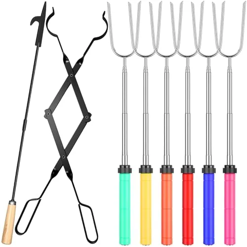 Smores Stick Fire Pit Tool, bright