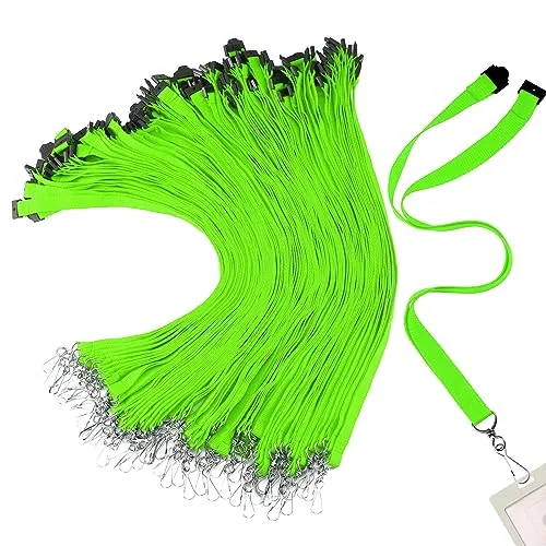 Breakaway Lanyards Hook, pack of 120, green