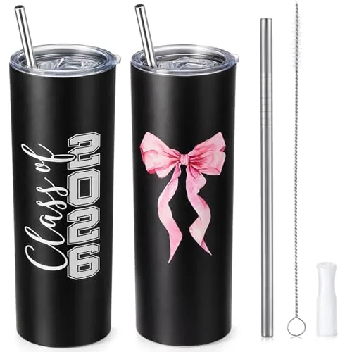 Graduation Tumbler Class Stainless Steel, 20oz, black