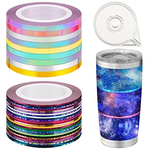 Rolls Striping Tape Tumblers Vinyl, 1 mm, pack of 69
