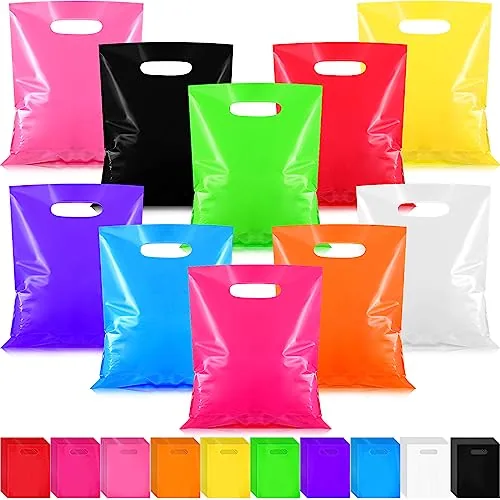 Goodie Bags Handle Plastic Party, pack of 1000