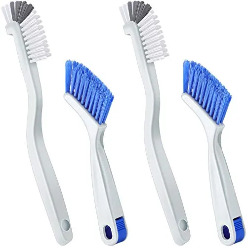 Cleaning Brush Small Scrub Household, pack of 4, white