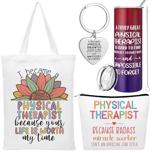 Physical Therapist Tumbler Bag Tote, 20oz, pack of 4