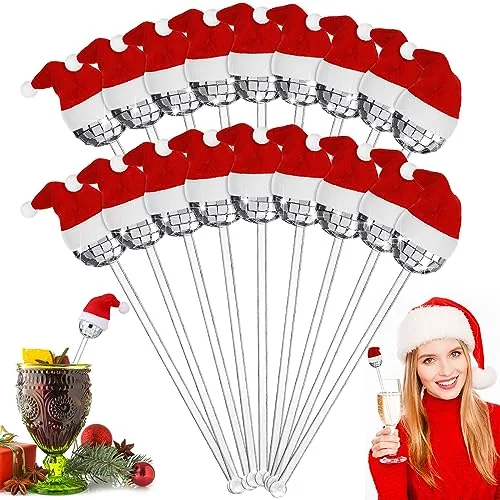 Christmas Mirror Disco Ball Cocktail, pack of 24