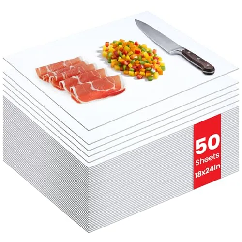 Disposable Cutting Boards Sheets, 24 in, pack of 50