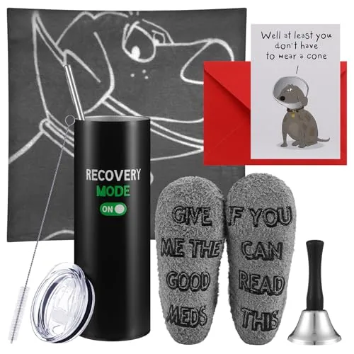 Funny Get Well Soon Hospital, 20oz, pack of 6, silver