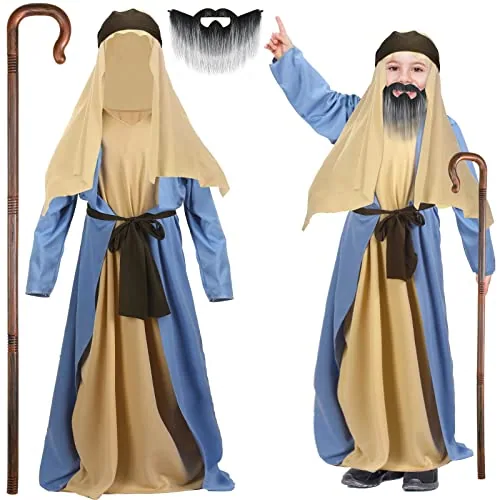 Child Shepherd Costume Robe Lining, pack of 6
