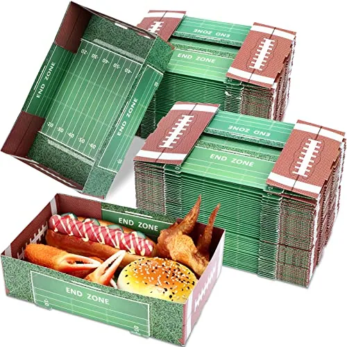 Football Paper Food Trays Ball, pack of 100