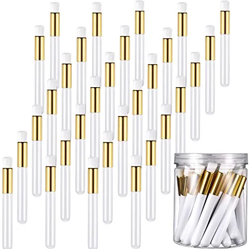 Lash Brushes Eyelash Container, 4 in, pack of 30, white