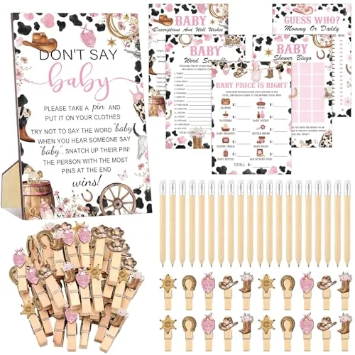 Baby Shower Games, pack of 321