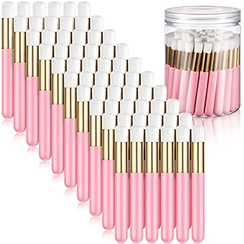 Lash Shampoo Brushes Container, pack of 60, pink