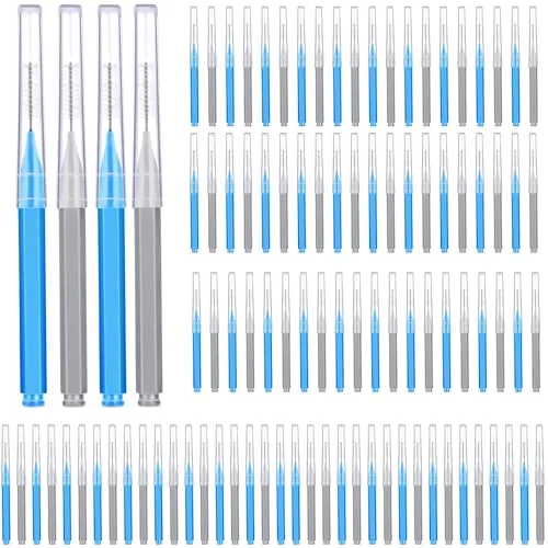 Braces Dental Brushes, pack of 100, blue