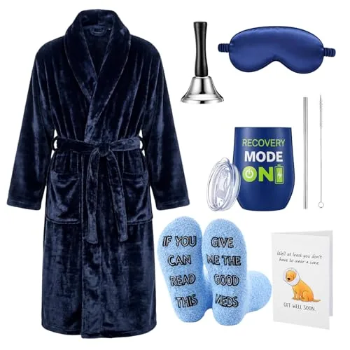 Get Well Soon Care Package, 12oz, pack of 6, navy