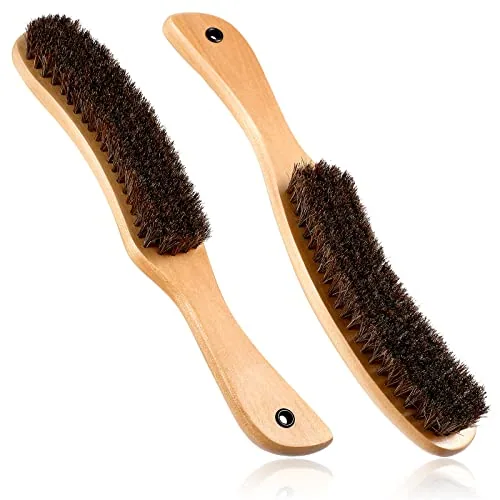 Felt Hat Brush Wooden Cowboy, pack of 2