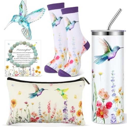 Hummingbird Mom Xmas Birthday, pack of 5