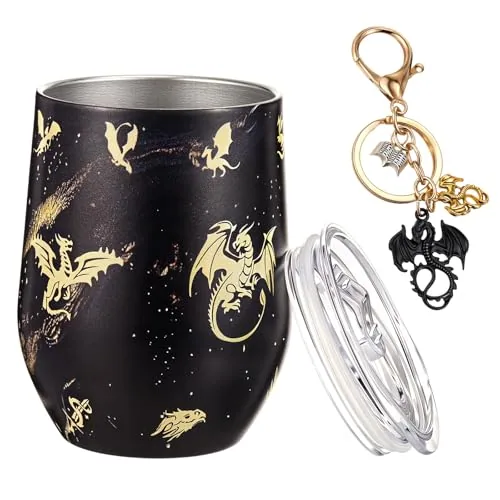 Dragon Tumbler Lid Keychain, 12 oz