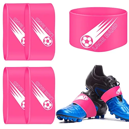 Soccer Lace Band Cleat Cover, pack of 2, pink