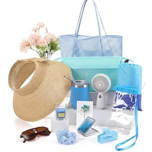 Beach Ocean Themed Boxes Lovers, pack of 13, blue