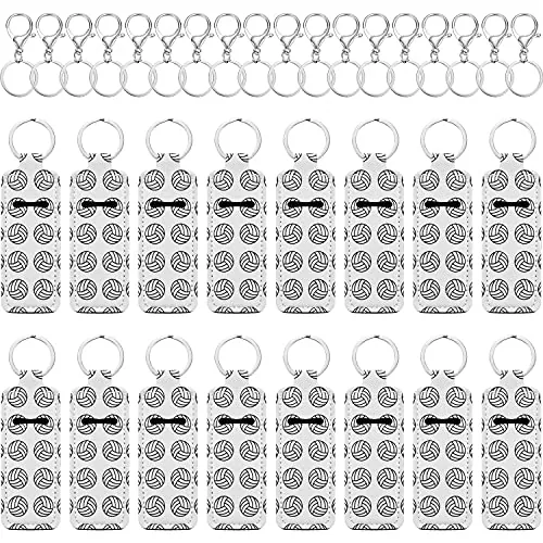 Volleyball Lipstick Holder Keychains Balm, pack of 16
