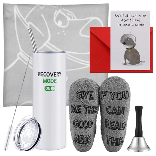Funny Get Well Soon Hospital, 20oz, pack of 6, silver