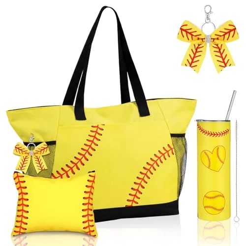 Softball Including Tote Bag Makeup, 20 oz, pack of 4