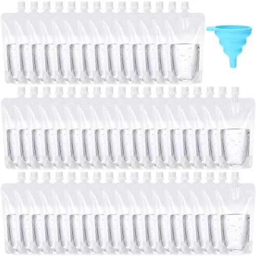 Plastic Liquid Pouch Reusable Juice, 8 oz, pack of 400