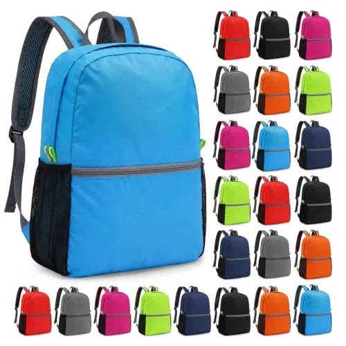 Backpacks School Flat Pouch Bookbags, 17 in, pack of 24