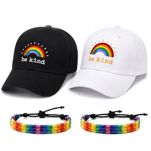 Gay Pride Outfit Embroidered Lgbtq, pack of 4, rainbow